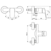 Ideal Standard BD250XG IS   BD250XG CERAPLAN Настенный смеситель для душа