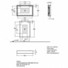 Зеркало с подсветкой Geberit Citterio: B=88.4см, H=58.4см, Серо-коричневый дуб  / Меламин, древесная структура