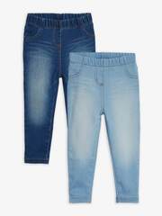Джегинсы для девочки Next 237-364, 2 шт., Синий, Голубой