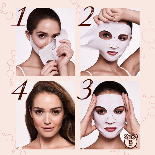 Сухая тканевая маска для тусклой кожи Charlotte Tilbury Revolutionary Instant Magic Facial Dry Sheet