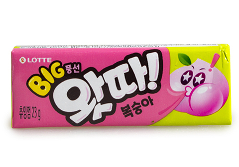 Жевательная резинка WATTA GUM PEACH, 23г