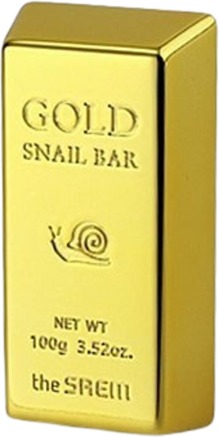 The Saem Snail Мыло для умывания с экстрактом золота, муцина улитки, оливы Gold Snail Bar 100 г