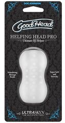 Прозрачный мини-мастурбатор Helping Head Pro - 