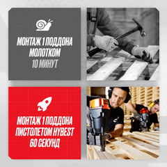 Пневматический монтажный пистолет Hybest HPCN83