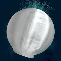 Плафон без основания на резьбе. 5см. Пластик