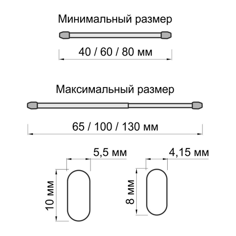 Мини-карниз «КАФЕ», Латунь