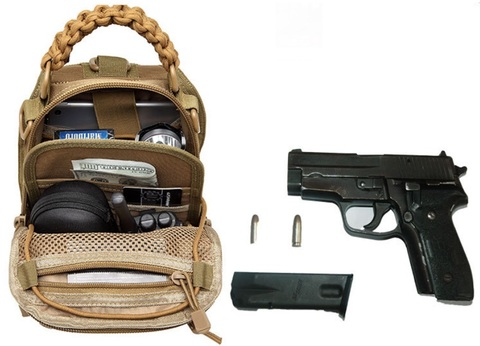 Картинка рюкзак однолямочный Skully Tactic RWZS889 black - 14