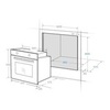 Midea MO68111X Эл. независимый духовой шкаф, Multifunction