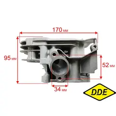 Головка цилиндра DDE пустая 192F (01-192-001)