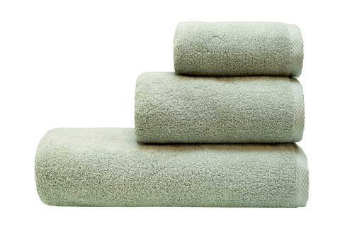 Полотенце 70х140 Garda Decor Соло зеленое