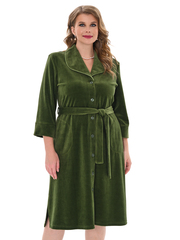4006 Халат на пуговицах