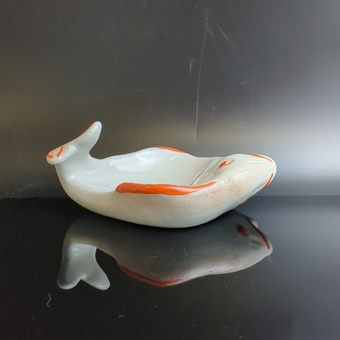 Иконрница Рыбка. Фарфор. Роспись. Винтаж СССР