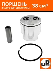 Поршень в сборе UNITED PARTS для бензопил 38 куб.см. d39мм (3800) (90-0049)