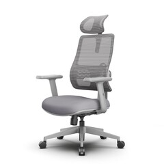 Эргономичное компьютерное кресло FoxGear NETZ One, DGGY, серый (FG-NETZ-ONE-DGGY)