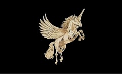 Силиконовый молд № 492 Пегас правый