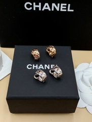 83412- Серьги СHANEL коллекция COCO Crush rose/white VGOLD