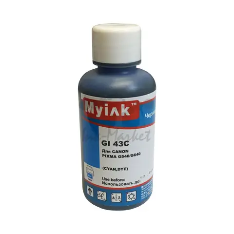 Чернила MyInk GI-43 C голубые для Canon Pixma G540/G640