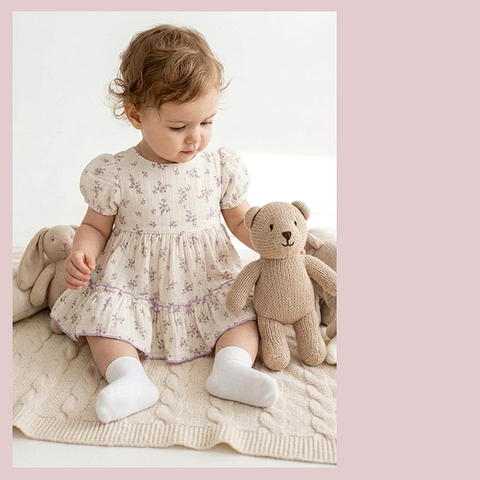 Платье хлопок детское (68-86) 260422-R1102