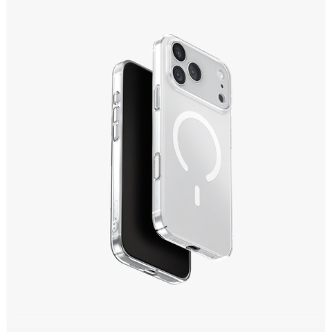 Чехол Uniq AirSuit Case для iPhone 17 Pro Max, Прозрачно-белый | Glossy Clear/White