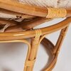 Кресло Папасан (Papasan 23/01 W)/с подушкой и ремешками/ (Honey (Мед)