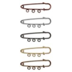 "Zlatka" Булавка для подвесок серебристая 5 см