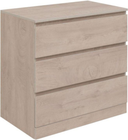 Aquanet Комод Сканди 800х480х780 3 ящ. цв. дуб эдгрейн (302543)