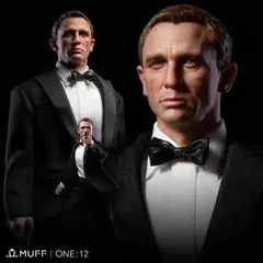 Фигурка Агент 007 Джеймс Бонд Дэниел Крейг масштаб 1/12