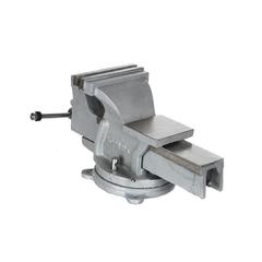 Тиски слесарные поворотные КОБАЛЬТ стальные, ширина губок 150 мм, захват 150 мм, 14.5 кг,  наковальня, коробка (Арт. 248-986)