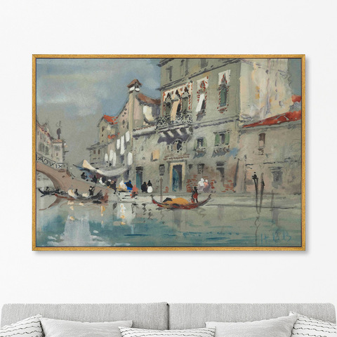 Геркулес Брабазон Брабазон - Репродукция картины на холсте The House Of Tintoretto, Venice, 1902г.