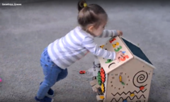 ЧикиБрики Развивающая игрушка Бизиборд 