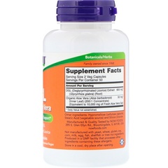 Now Foods, Глицирризинат корня солодки с алоэ вера, 400 мг, 100 растительных капсул