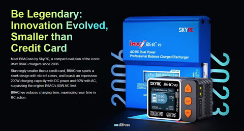 Зарядное устройство SkyRC B6AC neo 10А 200W(DC)/60W(AC) LiPo 6S