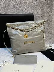 Сумка Chanel 22 серый