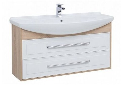 Aquanet 212629 Тумба с раковиной Aquanet Остин 120 дуб сонома/белый (212629)