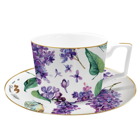 Чайная пара First Lady Сирень Победы