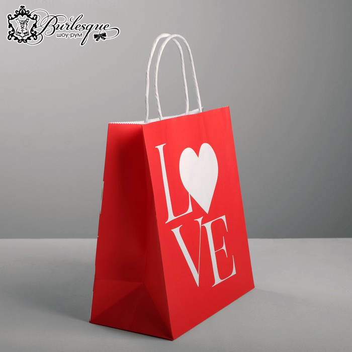 Пакет подарочный «LOVE»