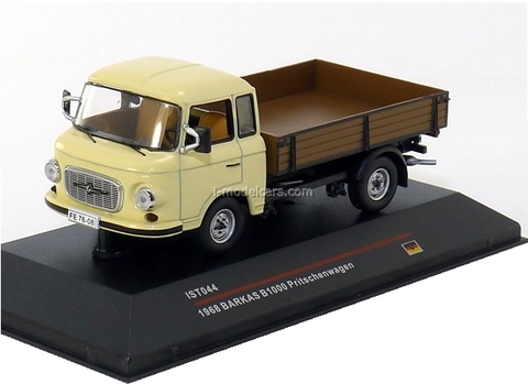 Barkas B1000 Pritschenwagen Pick-Up dark beige 1968 IST044 IST Models 1:43