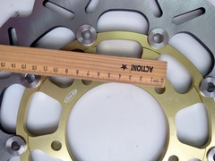 Передние тормозные диски ARASHI для Suzuki GSX-R 600/750 06-07, GSX-R 1000 05-08 / золотые