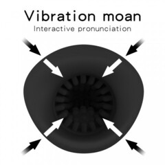 Мастурбатор с вибрацией и озвучкой Art print