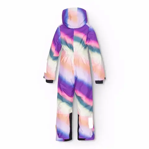 Molo (Моло) Hux Wavy Rainbow детский зимний комбинезон для девочки