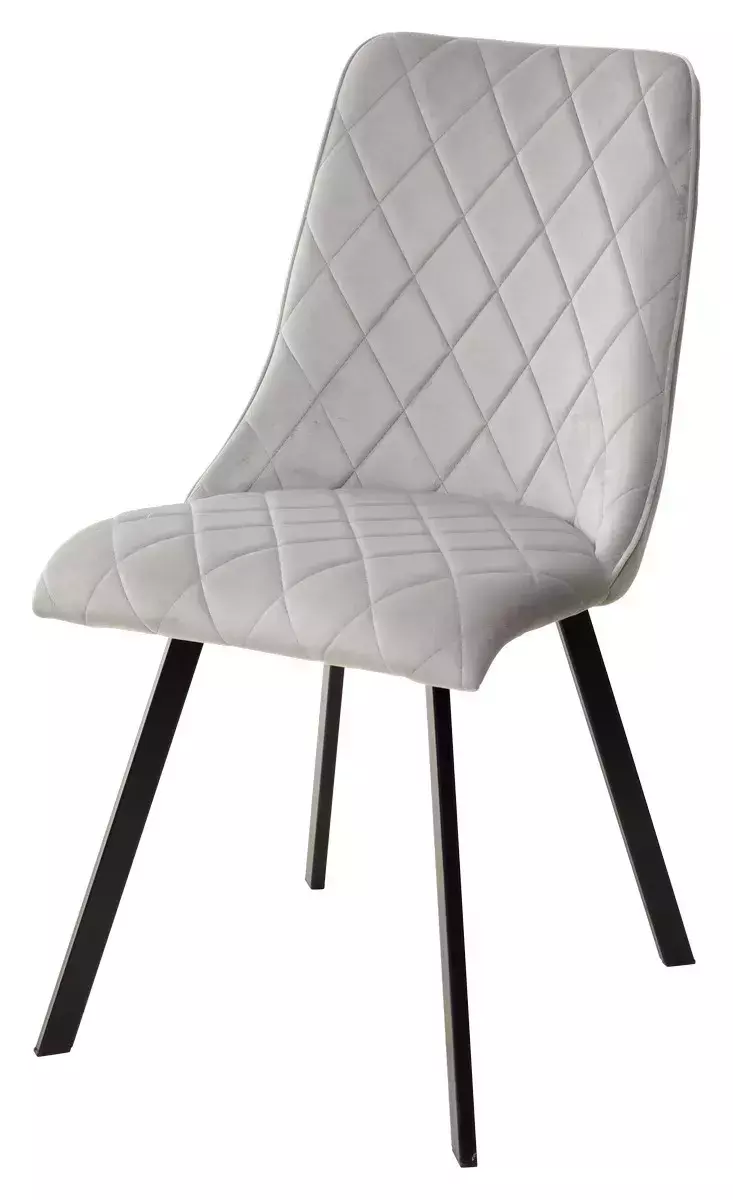 Стул TYCOON BLUVEL-03 LIGHT GREY, велюр М-City