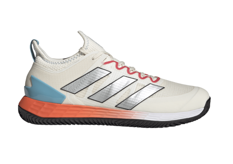 Теннисные кроссовки Adidas Adizero Ubersonic 4 M Clay - chalk white/silver metallic/preloved blue