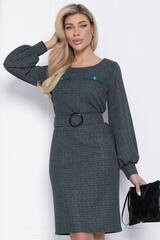 Платье Шарли (темно-зеленое) П12482-18 LT Collection