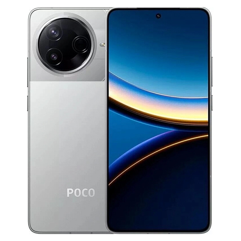 Poco F7 Pro, 256 ГБ, серебристый