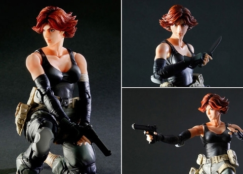 Метал Гир фигурка Мерил Сильвербург Play Arts Kai