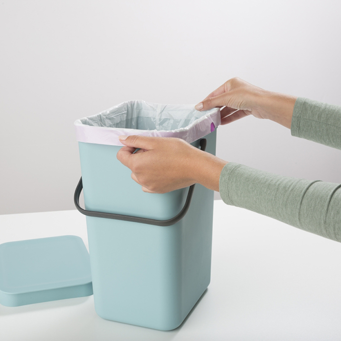 Встраиваемое мусорное ведро Sort & Go (12 л), Мятный, арт. 109744 - фото 3