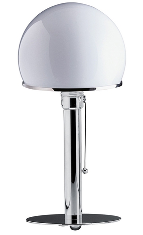 Лампа Wagenfeld Style WG 24 Bauhaus Lamp основание сталь