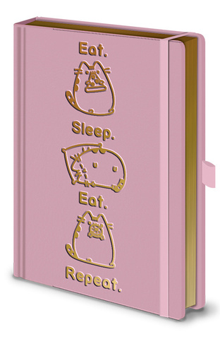 Записная книжка Pusheen (Eat. Sleep. Eat. Repeat.) Premium A5  SR72508