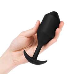 Черная вибропробка для ношения Vibrating Snug Plug 5 - 16,5 см. - 