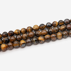 Тигровый глаз натуральный эконом, 6,5мм, шар